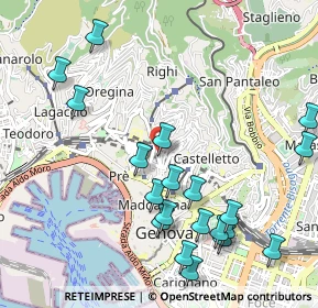 Mappa Via Accinelli, 16136 Genova GE, Italia (1.217)