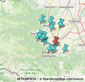 Mappa Via dei Molini, 12023 Caraglio CN, Italia (9.172)