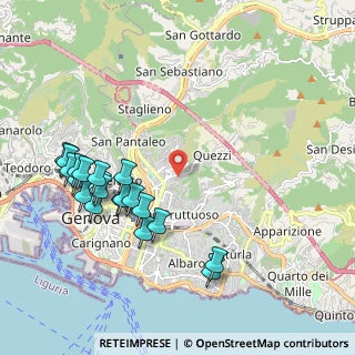Mappa Via del Giglio, 16144 Genova GE, Italia (2.2575)