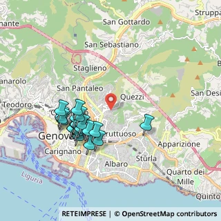 Mappa Via del Giglio, 16144 Genova GE, Italia (1.8185)