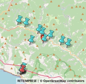 Mappa Piazza Nando Soracco, 16030 Tribogna GE, Italia (4.472)