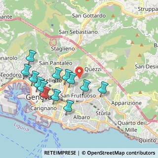 Mappa Via Carmelo Onorato, 16144 Genova GE, Italia (1.96615)