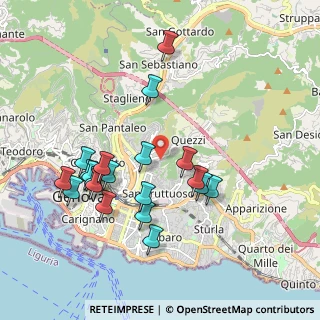 Mappa Via Carmelo Onorato, 16144 Genova GE, Italia (1.9665)