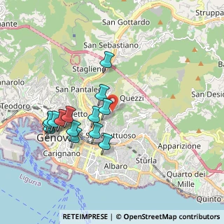 Mappa Via Carmelo Onorato, 16144 Genova GE, Italia (1.882)