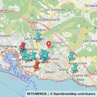 Mappa Via Carmelo Onorato, 16144 Genova GE, Italia (2.06167)