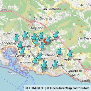 Mappa Via Carmelo Onorato, 16144 Genova GE, Italia (1.80941)