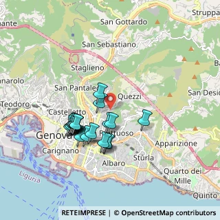Mappa Via Carmelo Onorato, 16144 Genova GE, Italia (1.6085)