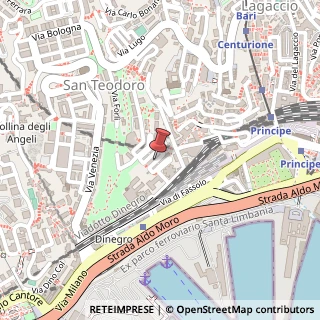 Mappa Via All'Asilo del Garbarino, 16/14, 16126 Genova, Genova (Liguria)