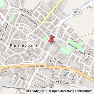 Mappa Largo Alcide De Gasperi, 16, 48012 Bagnacavallo, Ravenna (Emilia Romagna)