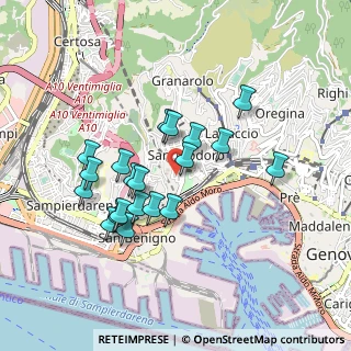 Mappa Piazza Raffaele Sopranis, 16126 Genova GE, Italia (0.8075)