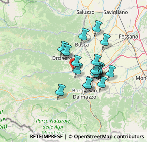 Mappa Via San Paolo, 12023 Caraglio CN, Italia (10.1045)