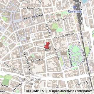 Mappa Via Alfredo Oriani, 34, 48121 Ravenna, Ravenna (Emilia Romagna)