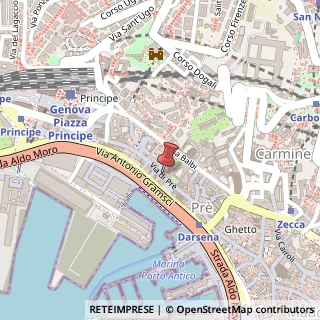 Mappa Via di pre' 181/r, 16100 Genova, Genova (Liguria)