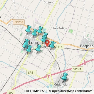 Mappa Largo Gramigna, 48022 Lugo RA, Italia (1.7575)