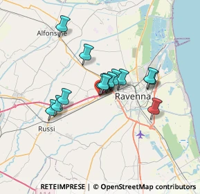 Mappa Via Fratelli Lumiere, 48124 Ravenna RA, Italia (5.07929)