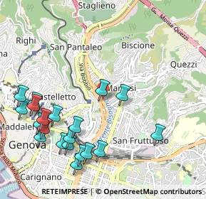 Mappa Via Jean Monnet, 16137 Genova GE, Italia (1.2555)