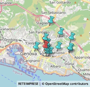 Mappa Via Jean Monnet, 16137 Genova GE, Italia (1.27154)