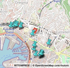 Mappa Vico della Prudenza, 16125 Genova GE, Italia (0.5835)