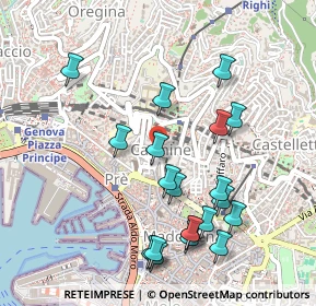 Mappa Vico della Prudenza, 16125 Genova GE, Italia (0.529)