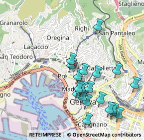 Mappa Vico dello Zucchero, 16125 Genova GE, Italia (1.0495)