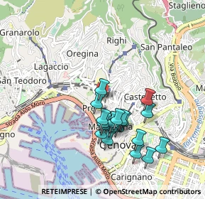 Mappa Vico della Prudenza, 16125 Genova GE, Italia (0.84263)