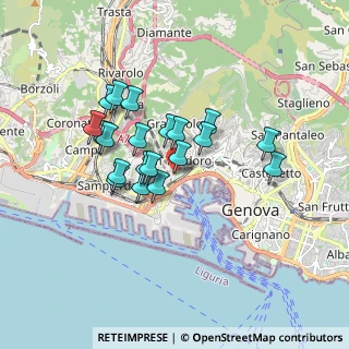 Mappa Via Venezia, 16126 Genova GE, Italia (1.4105)