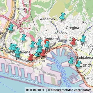 Mappa Via Venezia, 16126 Genova GE, Italia (1.125)