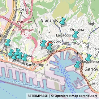 Mappa Via Venezia, 16126 Genova GE, Italia (1.31833)