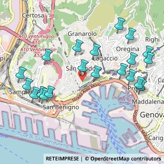 Mappa Via Venezia, 16126 Genova GE, Italia (1.222)