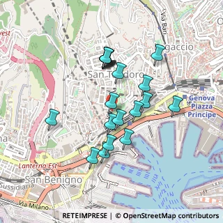 Mappa Via Venezia, 16126 Genova GE, Italia (0.398)