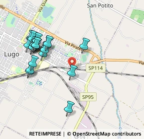 Mappa Via degli Sforza, 48022 Lugo RA, Italia (1.0715)