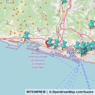 Mappa SS 1 Via Aurelia, 16152 Genova GE, Italia (5.74143)
