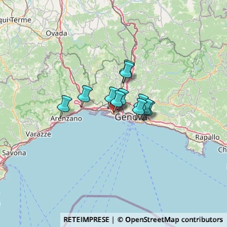 Mappa SS 1 Via Aurelia, 16152 Genova GE, Italia (7.53273)