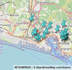 Mappa Ospedale Villa Scassi, 16149 Genova GE, Italia (2.0395)