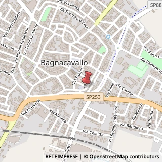 Mappa Via Giuseppe Verdi, 8, 48012 Bagnacavallo, Ravenna (Emilia Romagna)