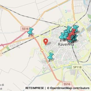 Mappa Via Monsignore Francesco Liverani, 48121 Ravenna RA, Italia (2.2055)