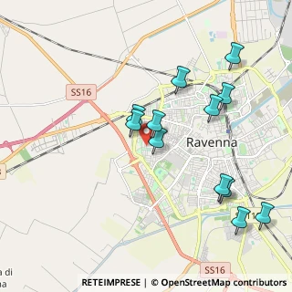 Mappa Via Monsignore Francesco Liverani, 48121 Ravenna RA, Italia (2.07417)