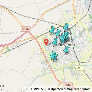 Mappa Via Monsignore Francesco Liverani, 48121 Ravenna RA, Italia (1.56714)
