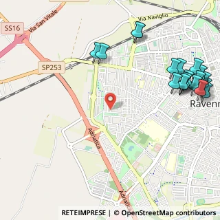 Mappa Via Monsignore Francesco Liverani, 48121 Ravenna RA, Italia (1.519)