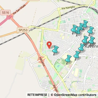 Mappa Via Monsignore Francesco Liverani, 48121 Ravenna RA, Italia (1.42462)