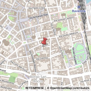 Mappa Via Sant'Agata, 8, 48121 Ravenna, Ravenna (Emilia Romagna)