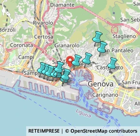 Mappa Via all'Asilo Davide e Delfina Garbarino, 16126 Genova GE, Italia (1.32154)