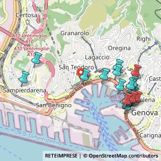 Mappa Via all'Asilo Davide e Delfina Garbarino, 16126 Genova GE, Italia (1.2855)