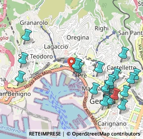 Mappa Via Giuseppe Gallo, 16126 Genova GE, Italia (1.2525)