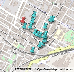 Mappa Via Nanni Passamonti, 48022 Lugo RA, Italia (0.1575)