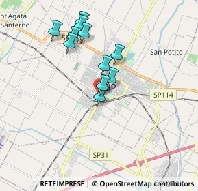 Mappa Via Nanni Passamonti, 48022 Lugo RA, Italia (1.59636)