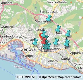 Mappa Via Ponterotto, 16137 Genova GE, Italia (1.33)