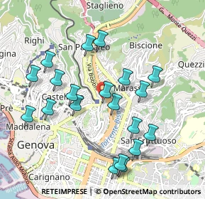 Mappa Via Ponterotto, 16137 Genova GE, Italia (1.0055)