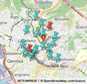 Mappa Via Ponterotto, 16137 Genova GE, Italia (0.765)