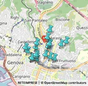 Mappa Via Ponterotto, 16137 Genova GE, Italia (0.735)